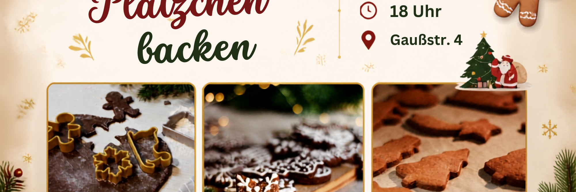 Plätzchen backen