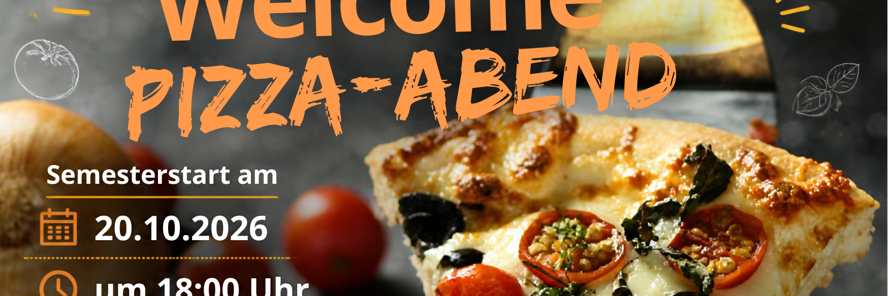 Welcome Pizza Abend
